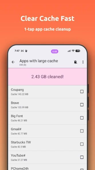 Review Screenshot - Cache Cleaner – Clear Your App Cache in One Tap