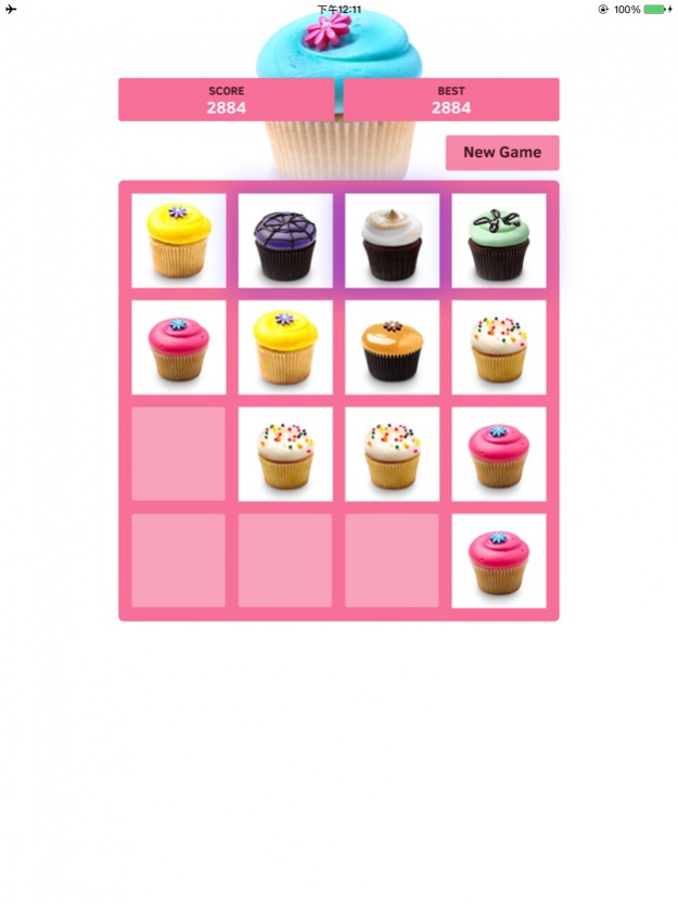 2048 Cupcakes Game
