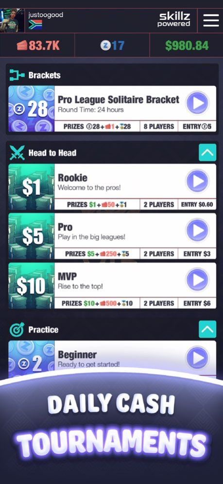 21 VIP - Blackjack for Cash 1.13 Screenshot