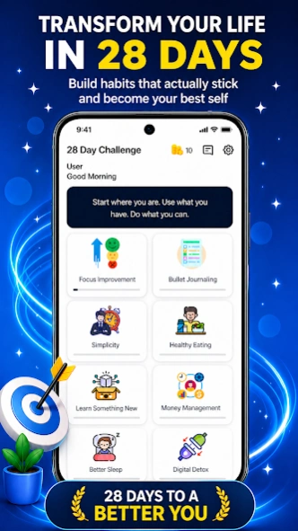 28 Day Challenge: Habits Screenshot