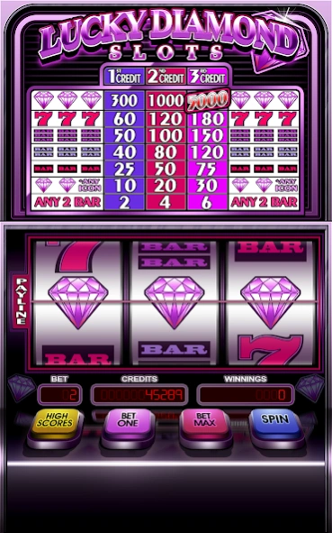 3 In 1 Diamond Slots + Bonus 1.0.2 Screenshot