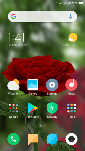 Rose Live Wallpaper - Apps on Google Play
