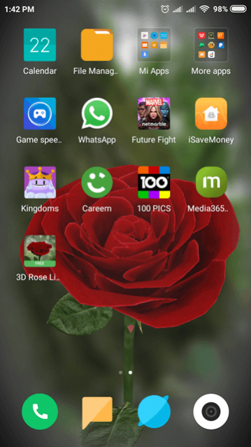 3D Rose Live Wallpaper for Android - Download | Cafe Bazaar
