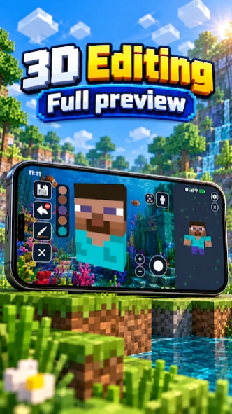 Skin Editor 3D for Minecraft 6.1.9 Screenshot
