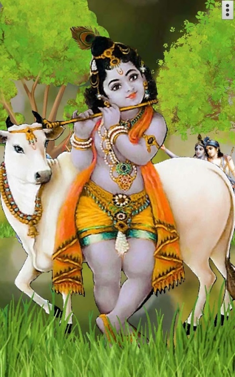 4D Krishna Live Wallpaper  Free Download
