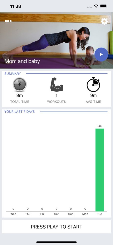 9 Minutes Mom and Baby Workout 2.0 Screenshot