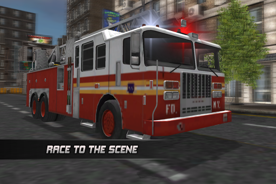 Симулятор пожарной машины. Drive a Fire Truck. Fire engine Simulator.