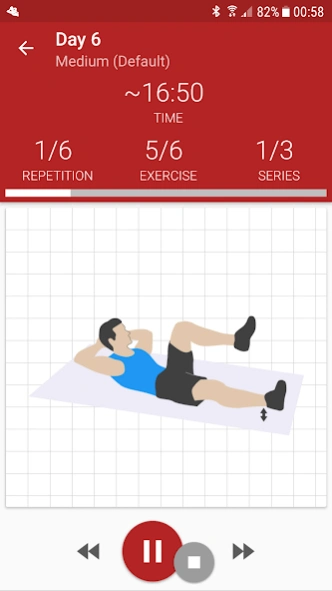 Review Screenshot - Workout App – Get Toned Abs without Going to the Gym