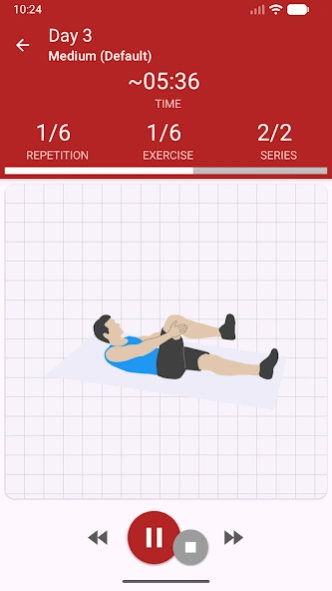 Review Screenshot - Workout App – Get Toned Abs without Going to the Gym
