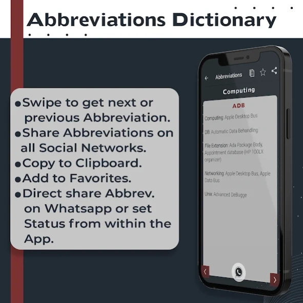 Abbreviation Dictionary Screenshot