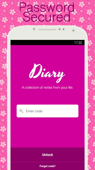 Review Screenshot - A Customizable and Lockable Diary App!