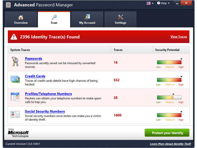 Advanced-PasswordManager 4.0 Screenshot