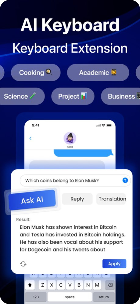AI Keyboard : Type AI 2.7 Screenshot