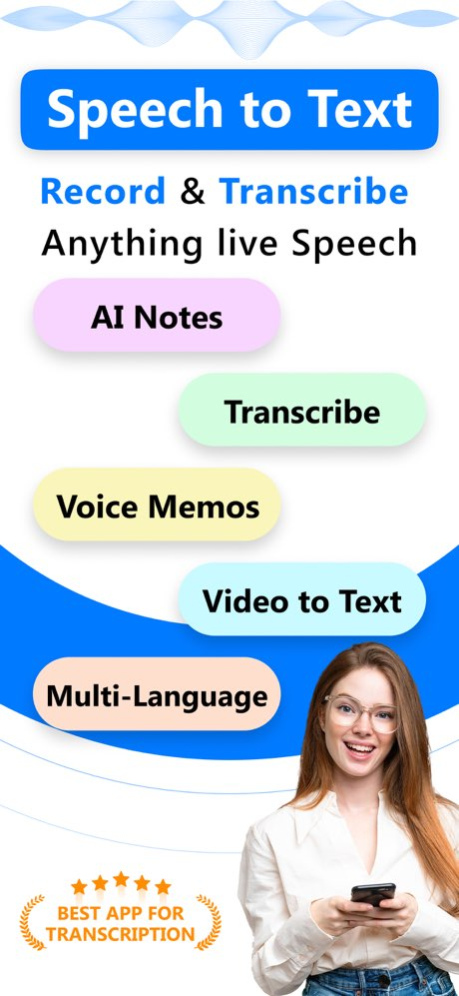 Speech to Text & AI Note Taker 2.5 Screenshot