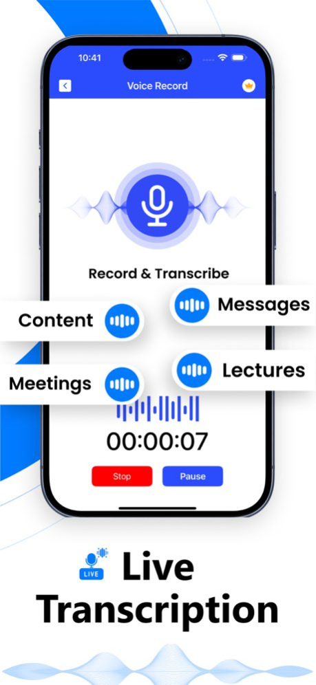 Speech to Text & AI Note Taker 2.5 Screenshot