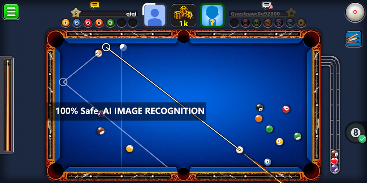 How to do 8 ball pool long line hack 2020