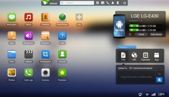 AirDroid 3.7.1.3 downloading