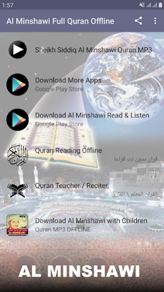 Formuler Allergisk kontoførende Al Minshawi Full Quran Offline 3 Free Download