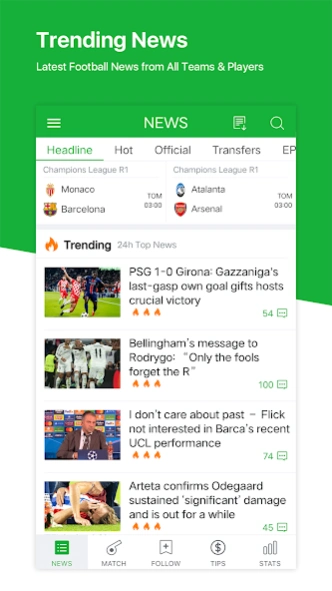 Review Screenshot - Football App – All You Need to Know about World Football