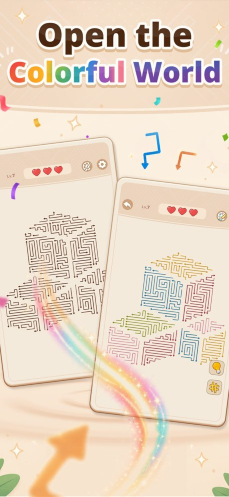 Amaze Away: Arrow Puzzle Games 0.0.9 Screenshot