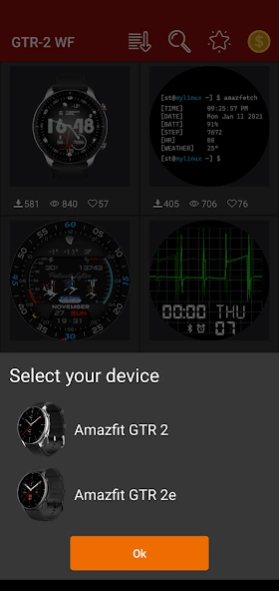 Amazfit gtr change watch face new arrivals