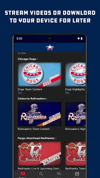 American Association TV 10.500.1 Screenshot