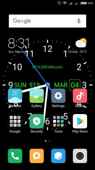 Analog Clock Live Wallpaper-7