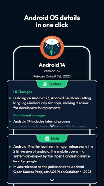 Android version update info 1.1.1 Screenshot