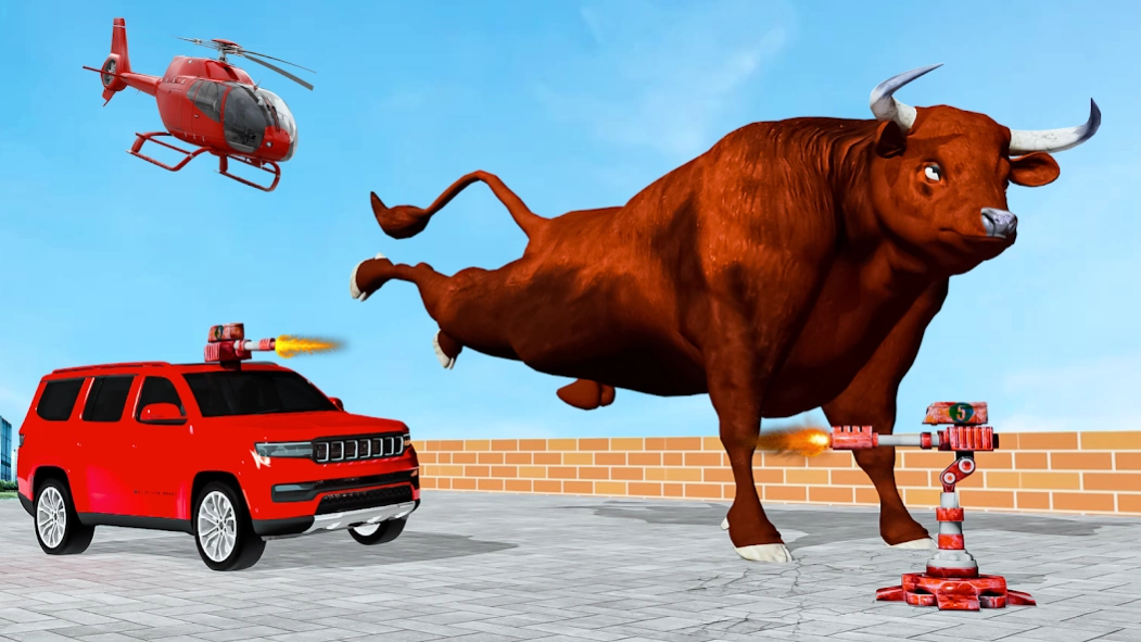 Angry Wild Bull Attack Game 3d 2.8.2 Screenshot
