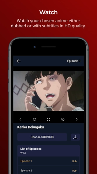 Watch anime on phone clearance