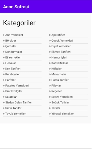 Anne Sofrası - En Nefis Yemek 1.4 Screenshot
