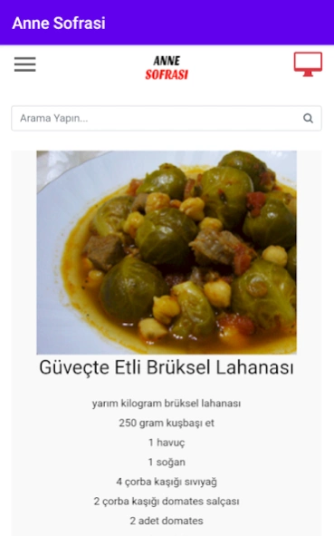 Anne Sofrası - En Nefis Yemek 1.4 Screenshot