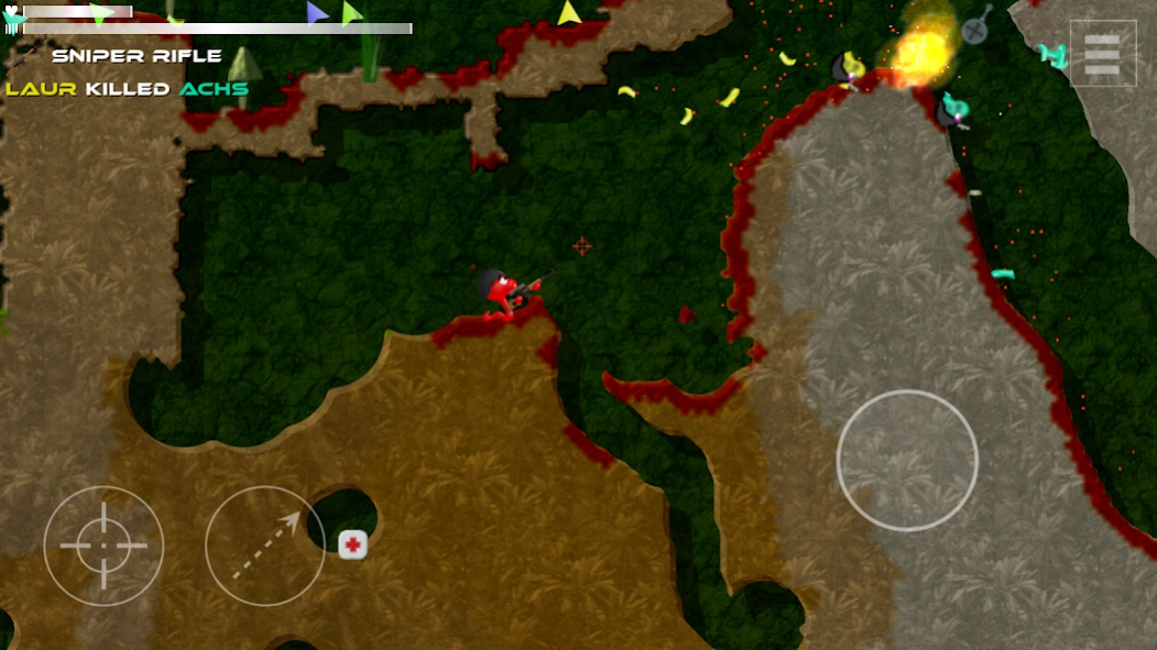 Review Screenshot - Worms Battle Game – Kill the Other Worms Before They Kill You