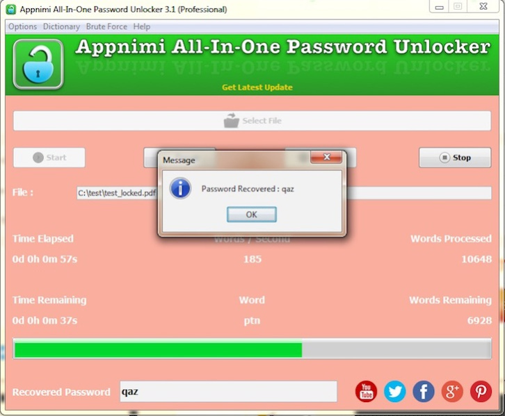 Rar Password Unlocker 3.2 Software