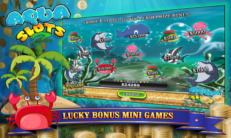 Aqua Slots 2 Treasure Island 24.0 Screenshot