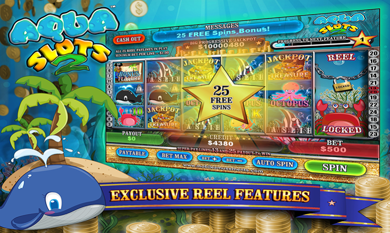 Aqua Slots 2 Treasure Island 24.0 Screenshot