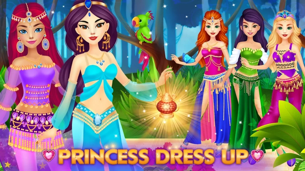 strapless open back dress Princess Jasmine Red Outfit main image 1