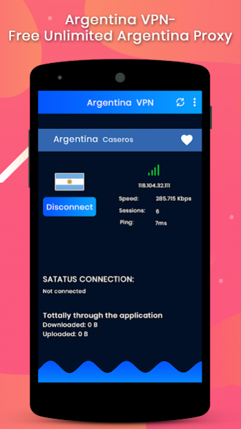Screenshot - Argentina VPN-Free Unlimited Argentina Proxy