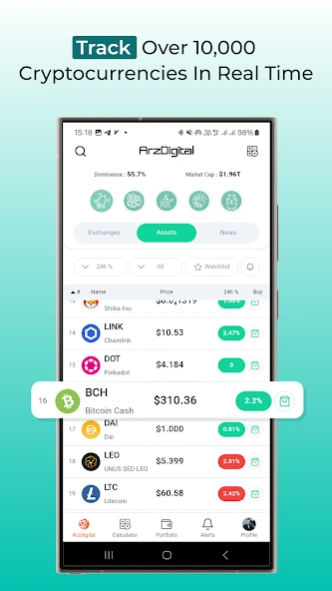 ArzDigital: Track & Buy Crypto 3.1.4 Screenshot