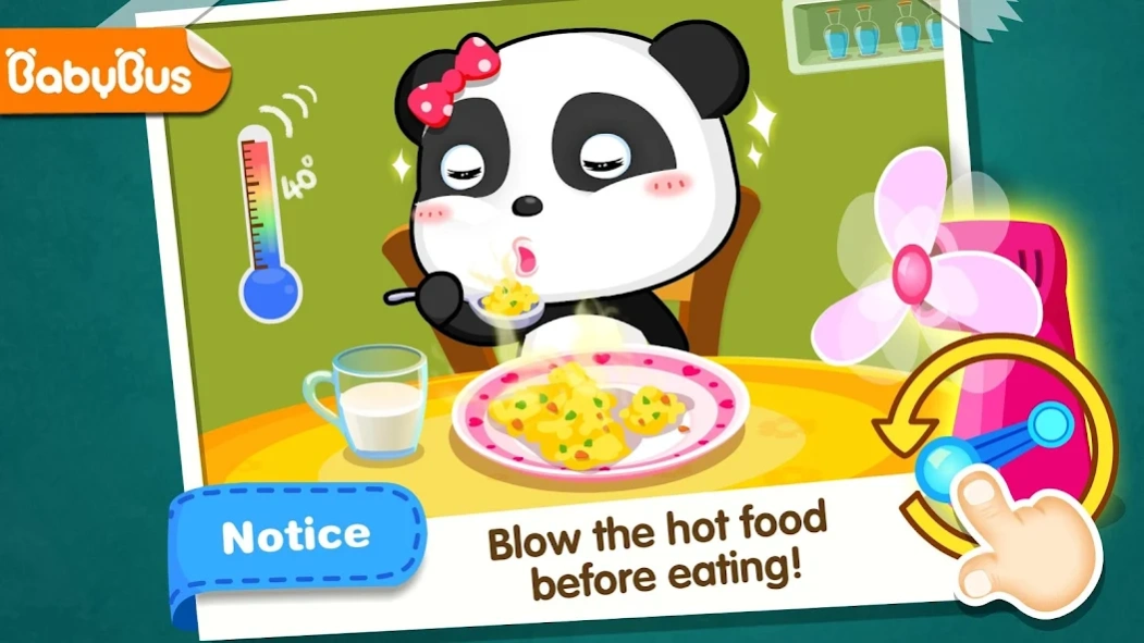 Review Screenshot - Free Panda Games – Learn Home Safety Tips from Kiki
