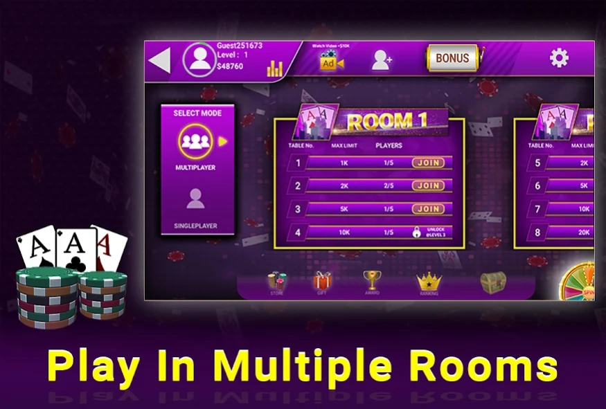 Baccarat Live 1.0.11 Screenshot