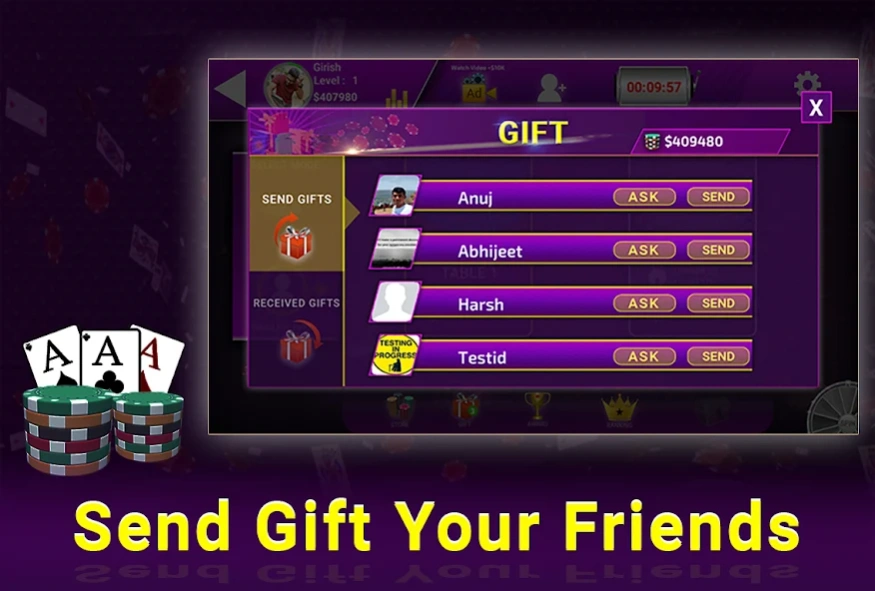 Baccarat Live 1.0.11 Screenshot