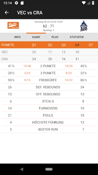 BARMER 2.Basketball Bundesliga 1.5.7 Screenshot