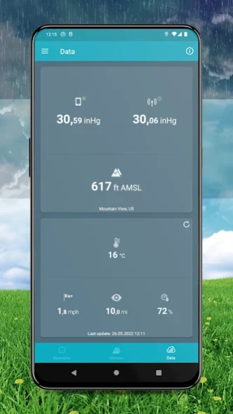Barometer Sensor 1.6.06 Screenshot