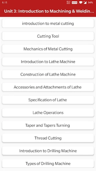 Basic Manufacturing Process Screenshot