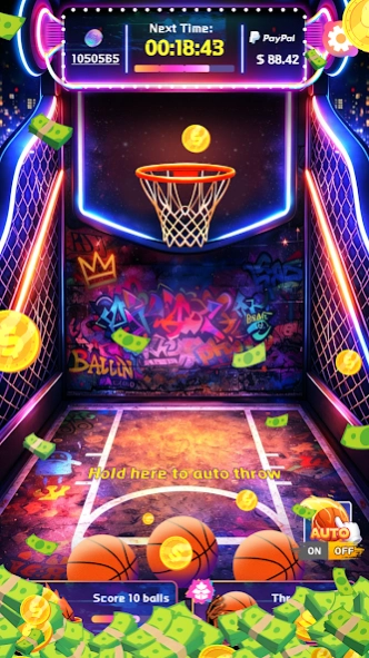 Cash Hoops: Earn Real Money 1.0.5 Screenshot