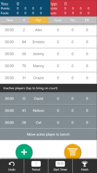 basketball team stat keeper