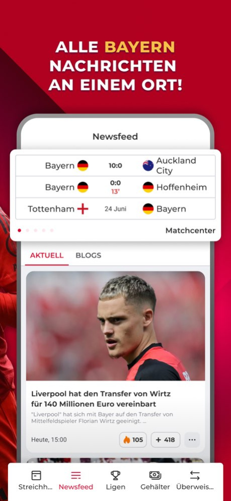 Bayern Live - News & Matches 8.11.0 Screenshot