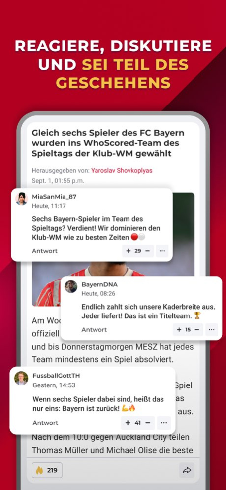 Bayern Live - News & Matches 8.11.0 Screenshot