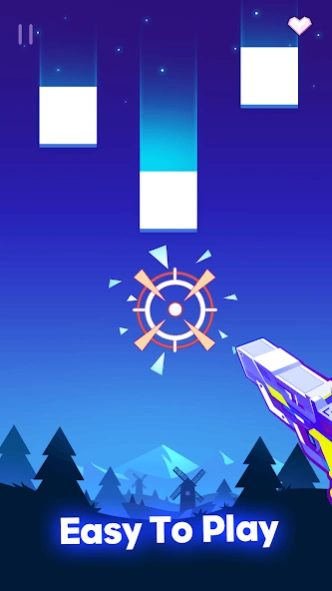 Review Screenshot - Music Game – Shoot Down the Falling Tiles
